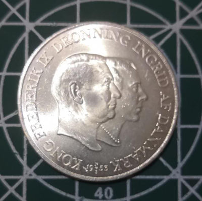燕姐换藏第三十三拍 - 1953年格陵兰岛纪念银币2克朗