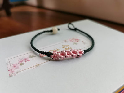 锦色手工🎀 第二期 - 粉色桃花结🌸 