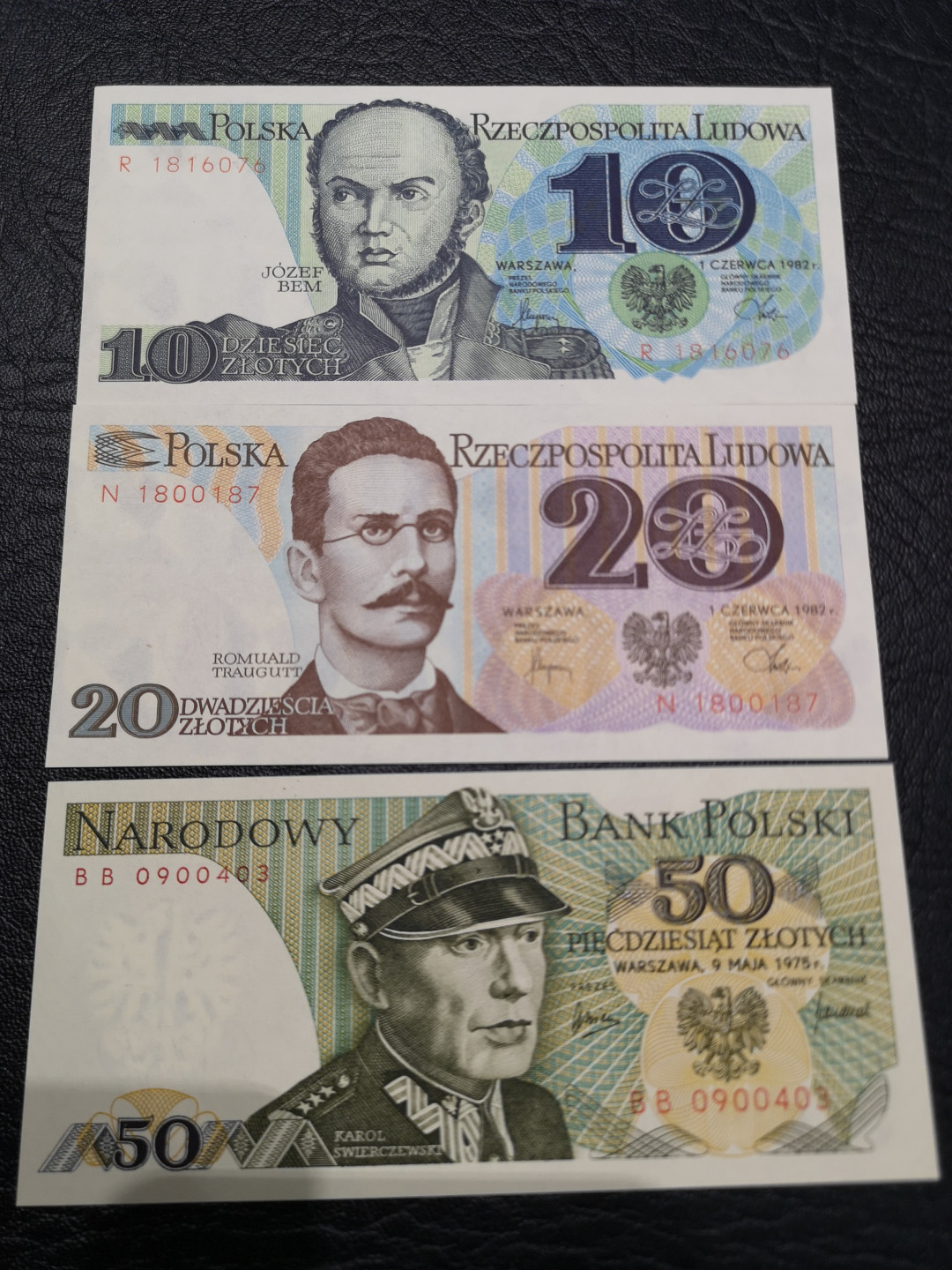 《外钞收藏家》第八十一期拍卖 波兰大全套 23张  稀少全套 全新unc