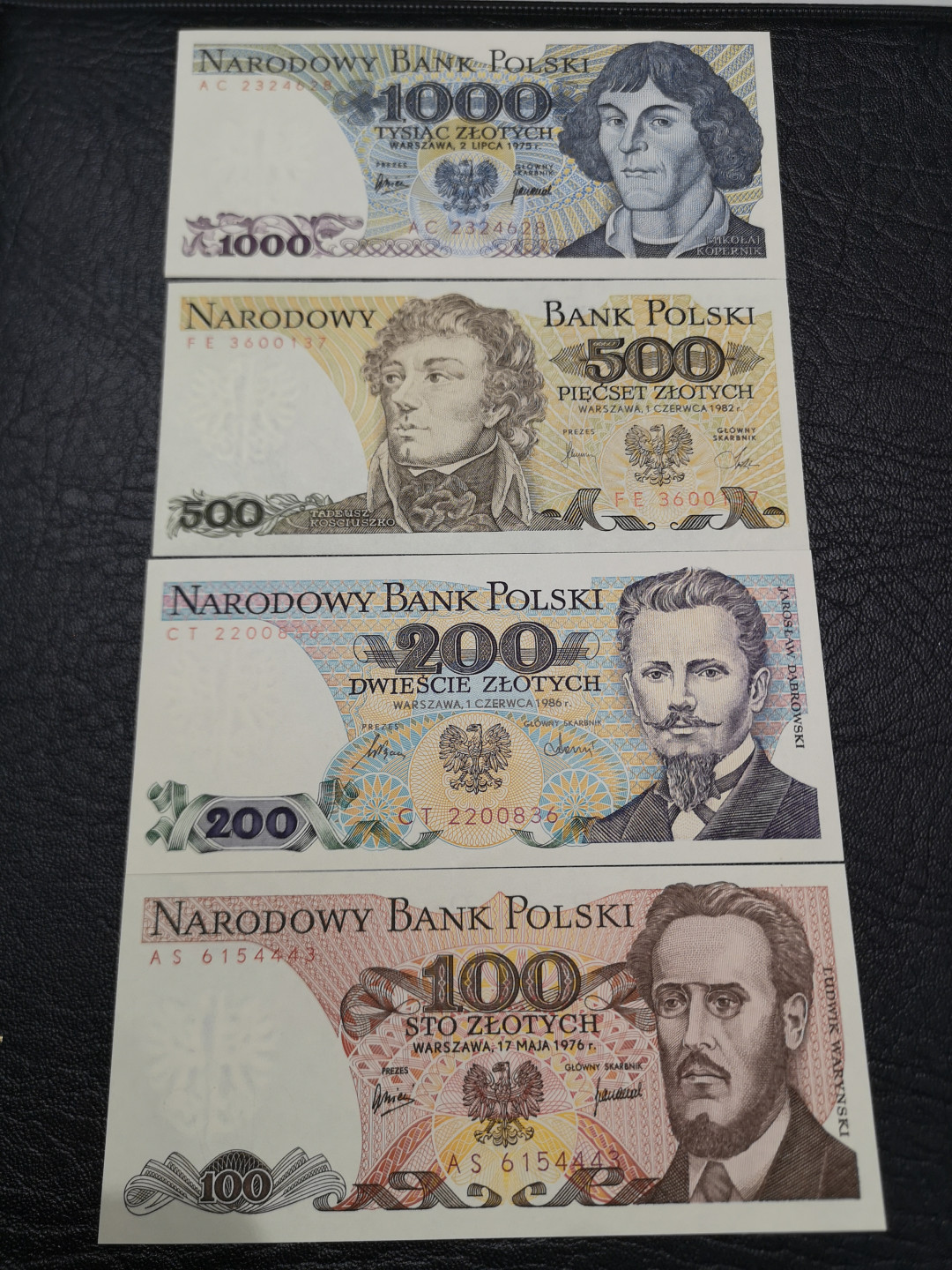 《外钞收藏家》第八十一期拍卖 波兰大全套 23张  稀少全套 全新unc