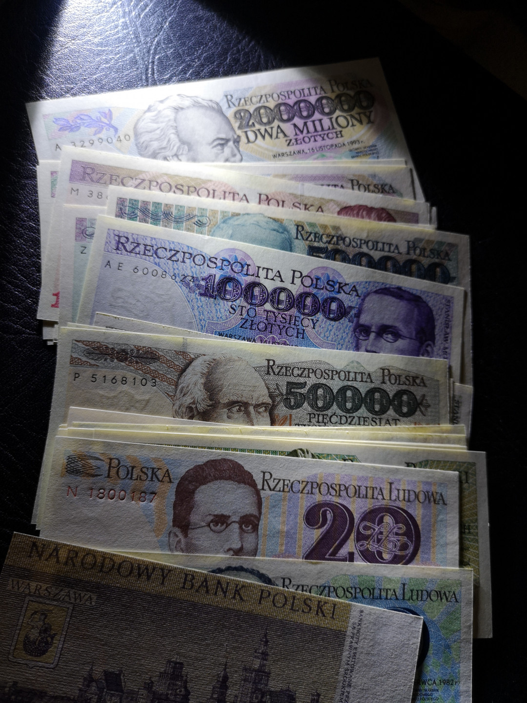 《外钞收藏家》第八十一期拍卖 波兰大全套 23张  稀少全套 全新unc