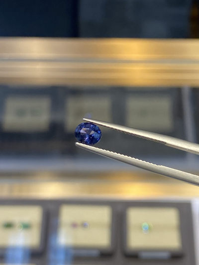 【7月4日 尖晶石、石榴石】HH GEMS 欢乐周末 - 纯天然SPINEL 斯里兰卡尾单小尖晶 深蓝紫色干净 0.8