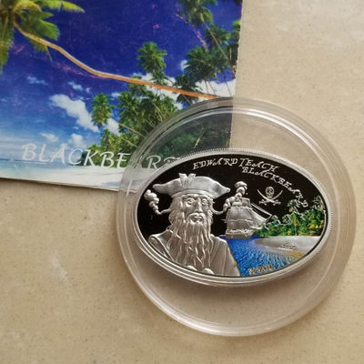 【随心拍&Getcoins】现代钱币拍卖第五十九期 瓦努阿图2012年海盗船长黑胡子银币