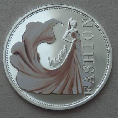 【随心拍&Getcoins】现代钱币拍卖第五十九期 纽埃2013年华彩时尚“婚纱”彩色银币，