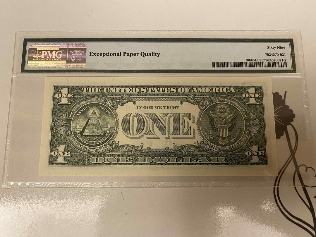 【收藏联盟】第155期拍卖——日本的释迦摩尼（共45拍） 【冠军分豹子号】美国 2013年1美金 PMG69EPQ 