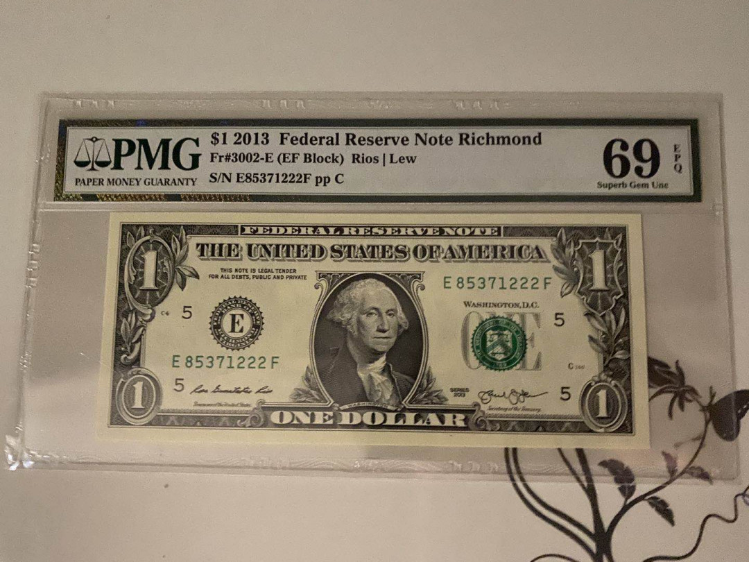 【收藏联盟】第155期拍卖——日本的释迦摩尼（共45拍） 【冠军分豹子号】美国 2013年1美金 PMG69EPQ 