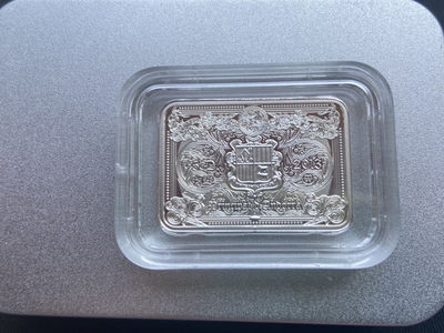 【随心拍&Getcoins】现代钱币拍卖第五十九期 安道尔2013年5第纳尔，上帝传奇系列(2) 乔托.迪.邦多内名画—《坎纳的婚礼》 彩色异形(矩形)精制银币