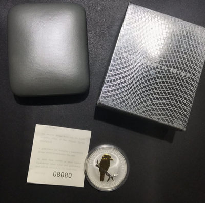 【随心拍&Getcoins】现代钱币拍卖第五十九期 澳大利亚2005年澳洲动物翠鸟1盎司银币