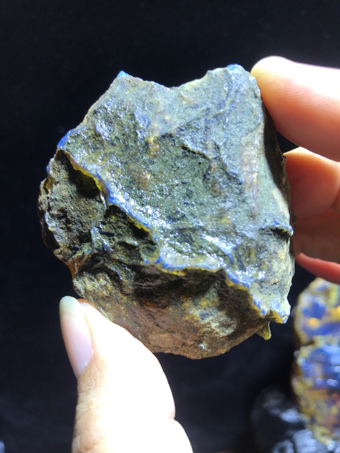 多米尼加蓝珀专场 多米尼加蓝珀原石ABB级（44克）