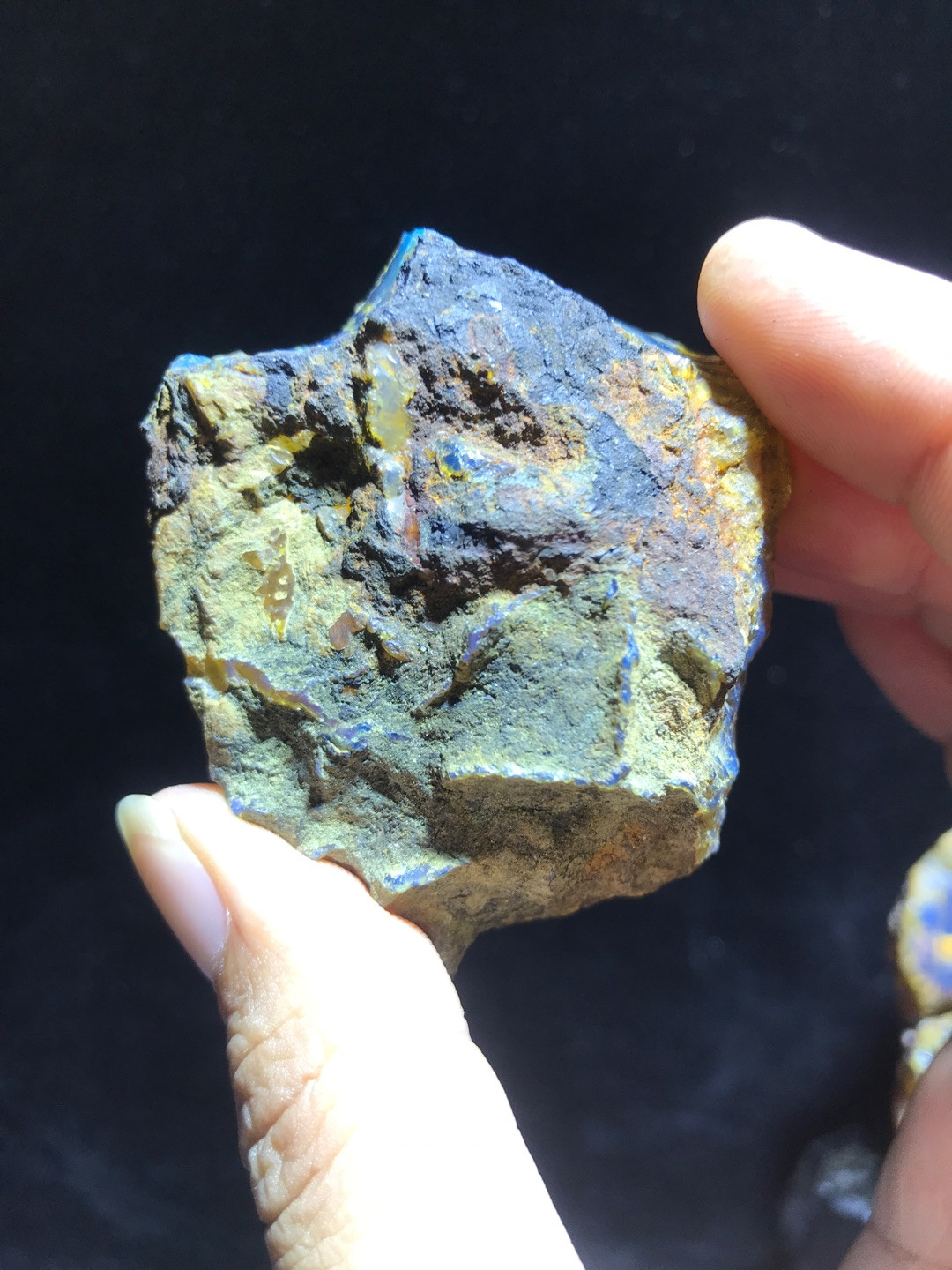 多米尼加蓝珀专场 多米尼加蓝珀原石ABB级（44克）