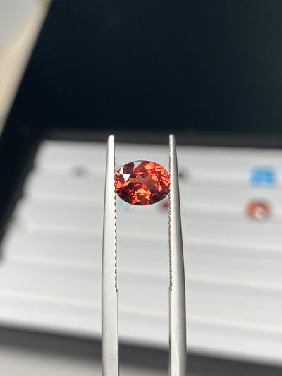 【7月18日 蓝宝石、尖晶石、石榴石、托帕石】HH GEMS 欢乐周末 - GARNET 天然红石榴 1.16克拉 裸石 无证书
