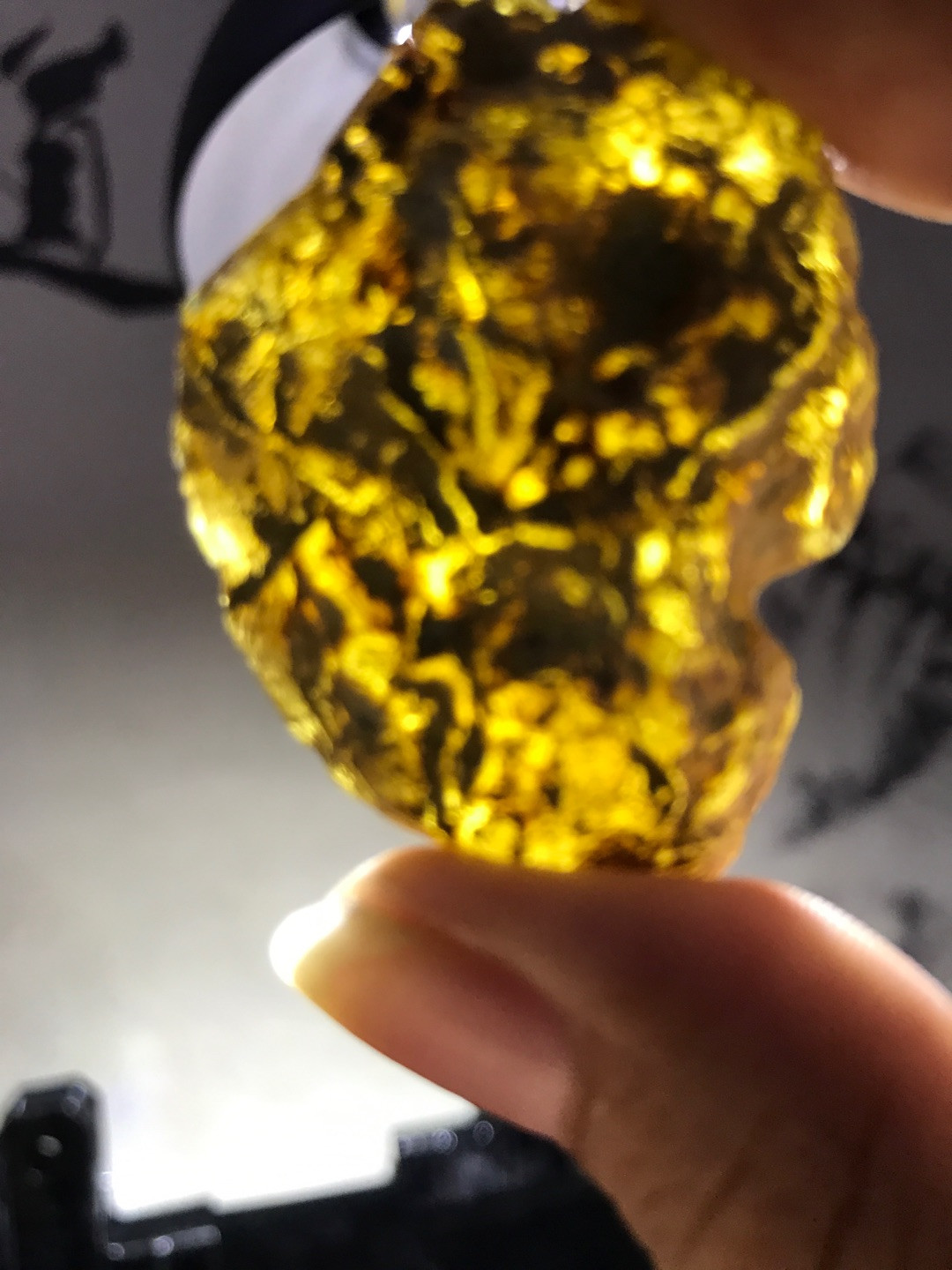 多米尼加蓝珀专场 多米尼加蓝珀原石AAB级（13克）