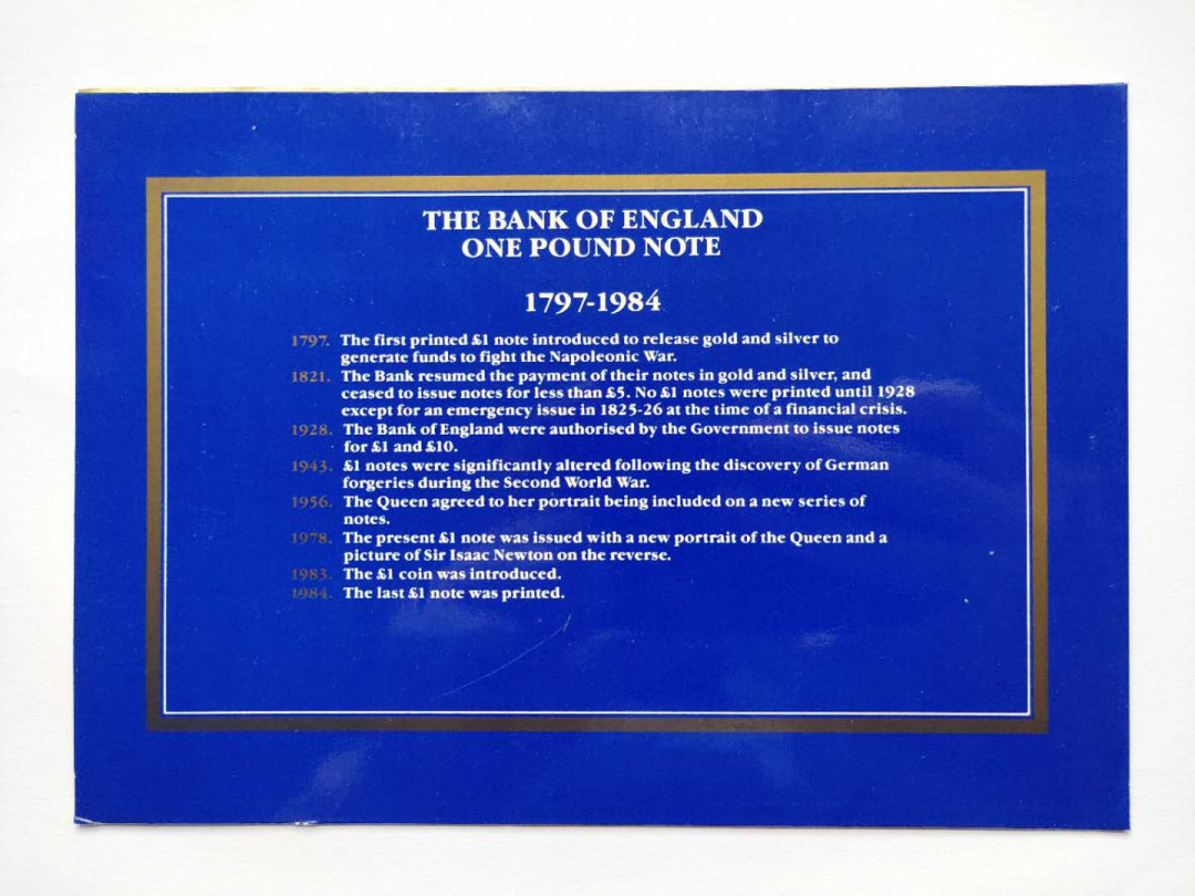 ★币不可少★第125期微拍★快递包邮 英国79年1镑 官方原册 全新