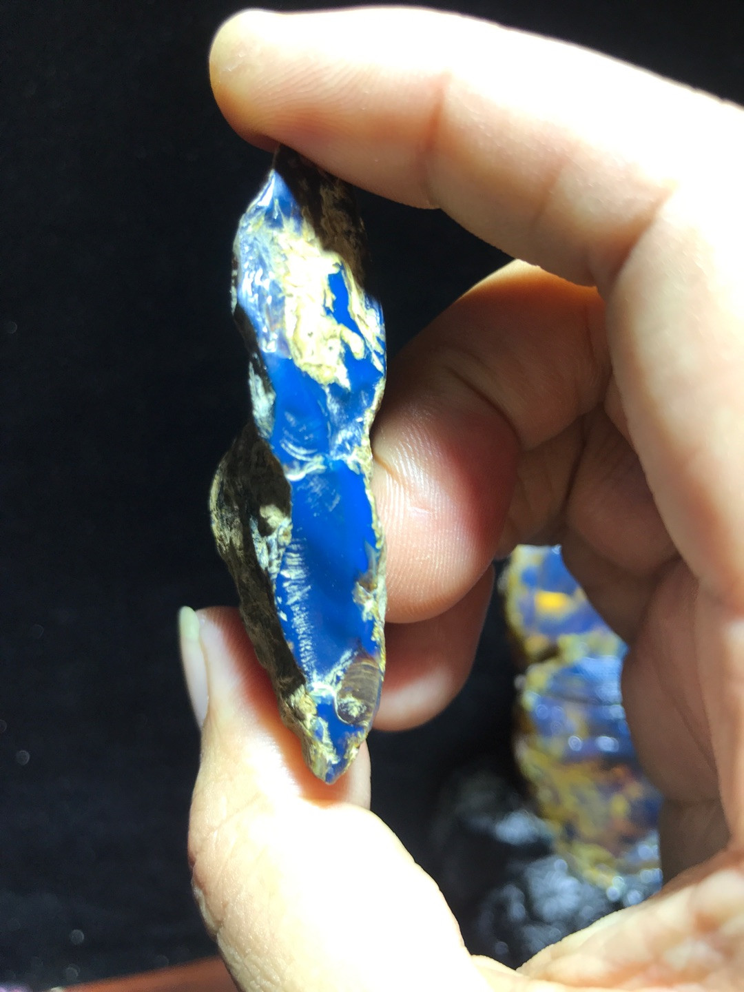 多米尼加蓝珀专场 多米尼加蓝珀原石ABB级（12克）