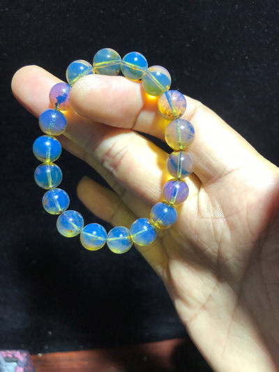 多米尼加蓝珀专场 - 多米尼加蓝珀手串（女士）10MM