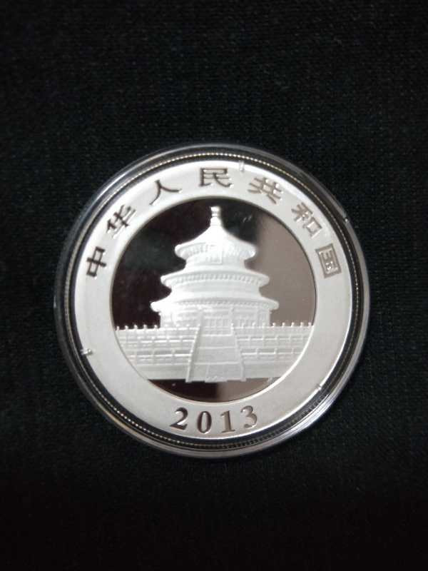 ★币不可少★第125期微拍★快递包邮 2013年1盎司熊猫币熊猫银币