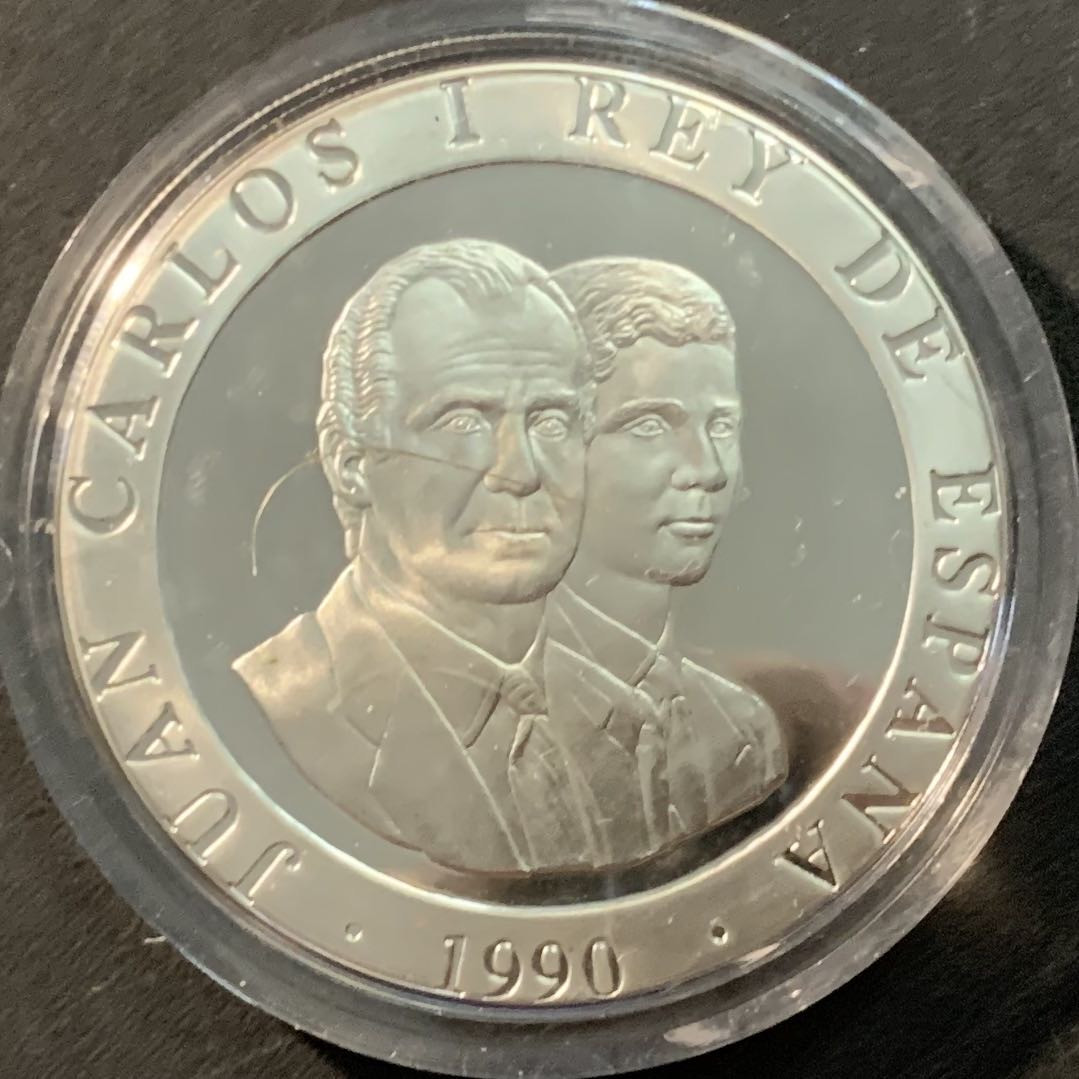 紫瑗钱币—微拍第90期  西班牙 1990年 92巴塞罗那奥运会 篮球 2000比塞塔 26.7克 0.925银 精制