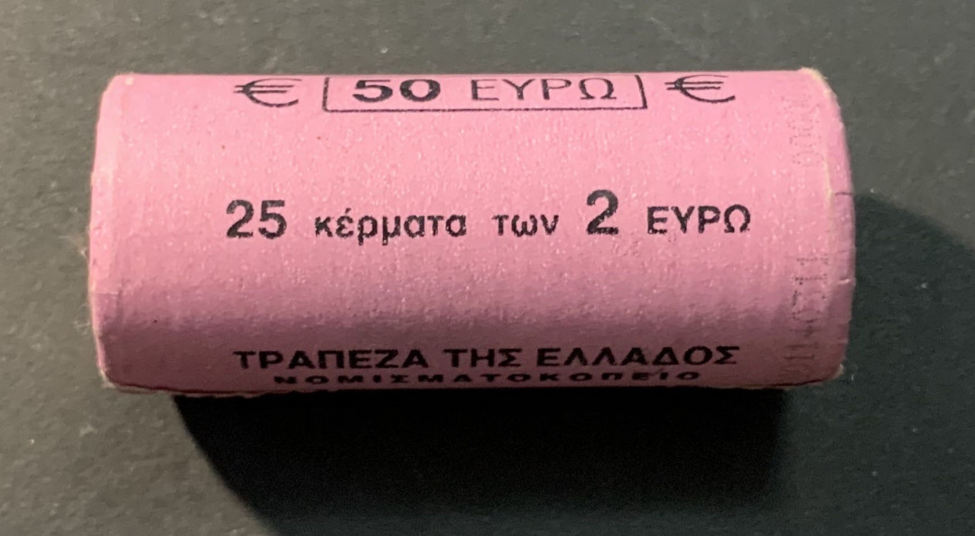 紫瑗钱币—微拍第90期  希腊 2011年 雅典特殊奥林匹克运动会 2欧元 双色纪念币 25枚整卷 少见
