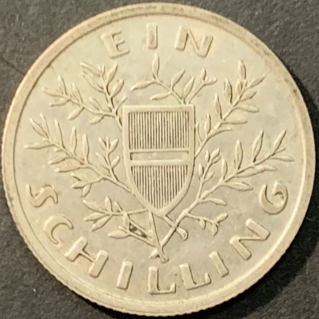 紫瑗钱币—微拍第90期  奥地利 1925年 国会大厦 1先令 6克 0.64银