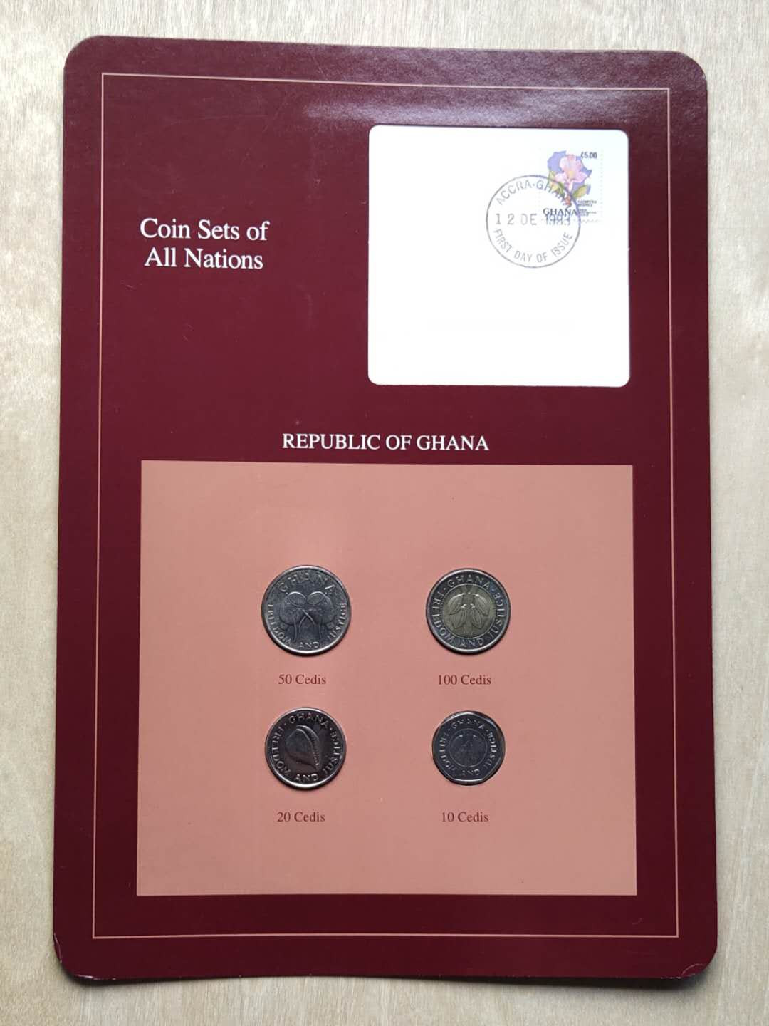 ★币不可少★第125期微拍★快递包邮 非洲 加纳 硬币 富兰克林册