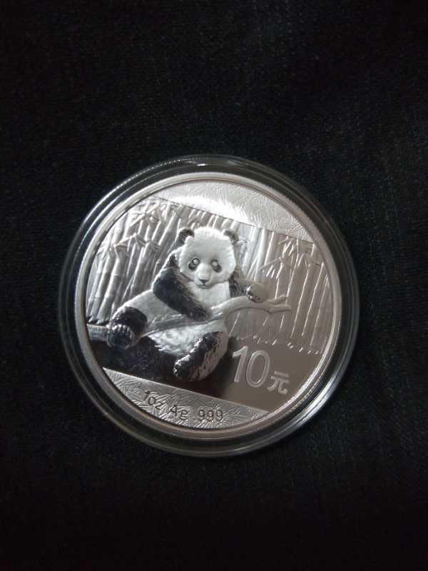 ★币不可少★第125期微拍★快递包邮 2014年1盎司熊猫币熊猫银币