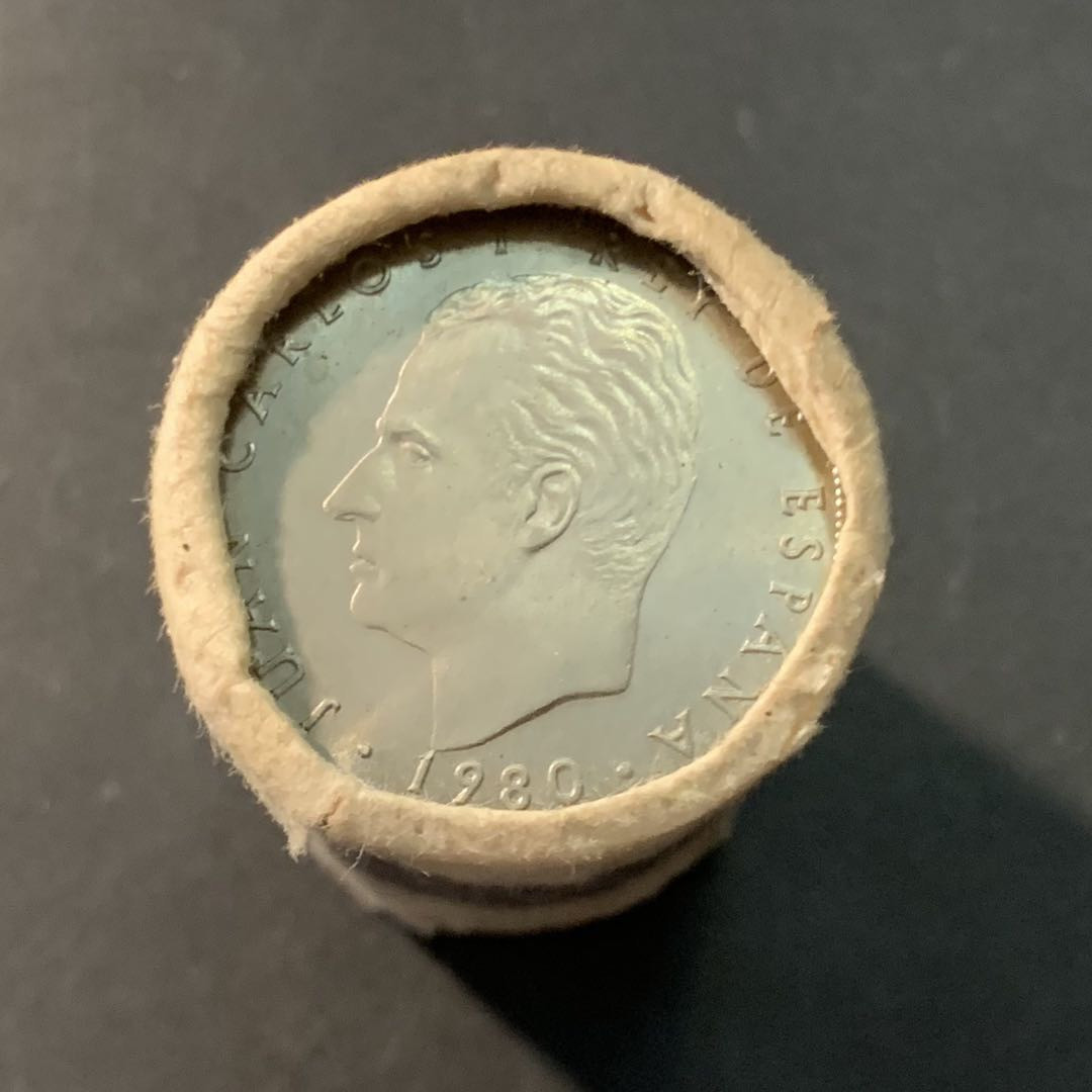 紫瑗钱币—微拍第90期  西班牙 1980年 82西班牙世界杯 100比塞塔 25枚整卷