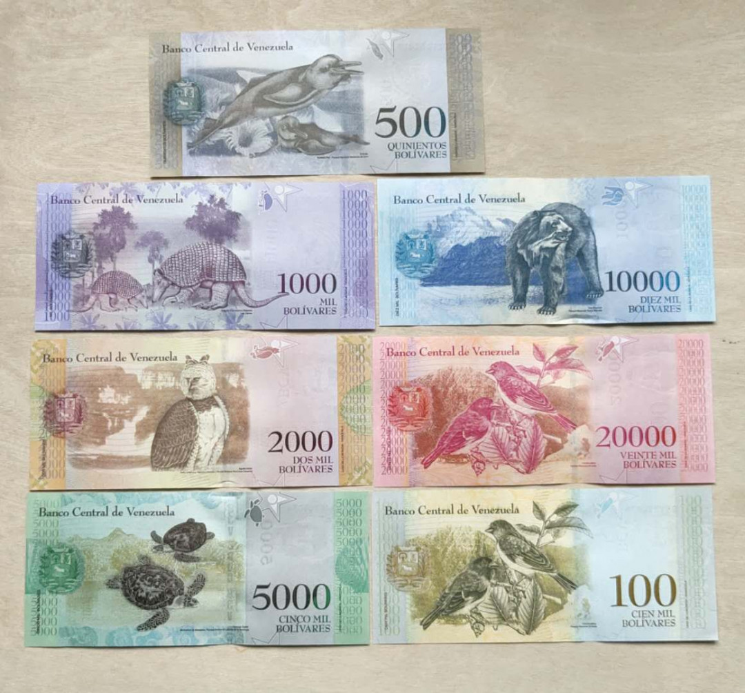 ★币不可少★第125期微拍★快递包邮 委内瑞拉 1套7张 尾3同 顺子678