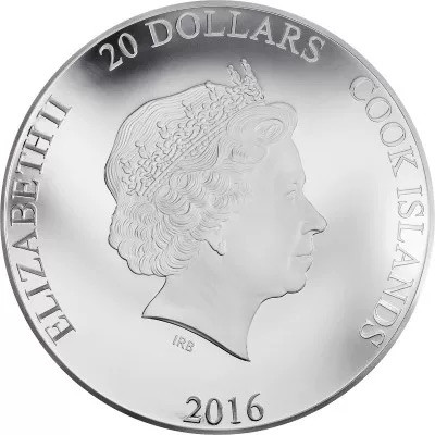 【随心拍&Getcoins】现代钱币拍卖第六十期 库克2016年女王90诞辰3盎司特大银币