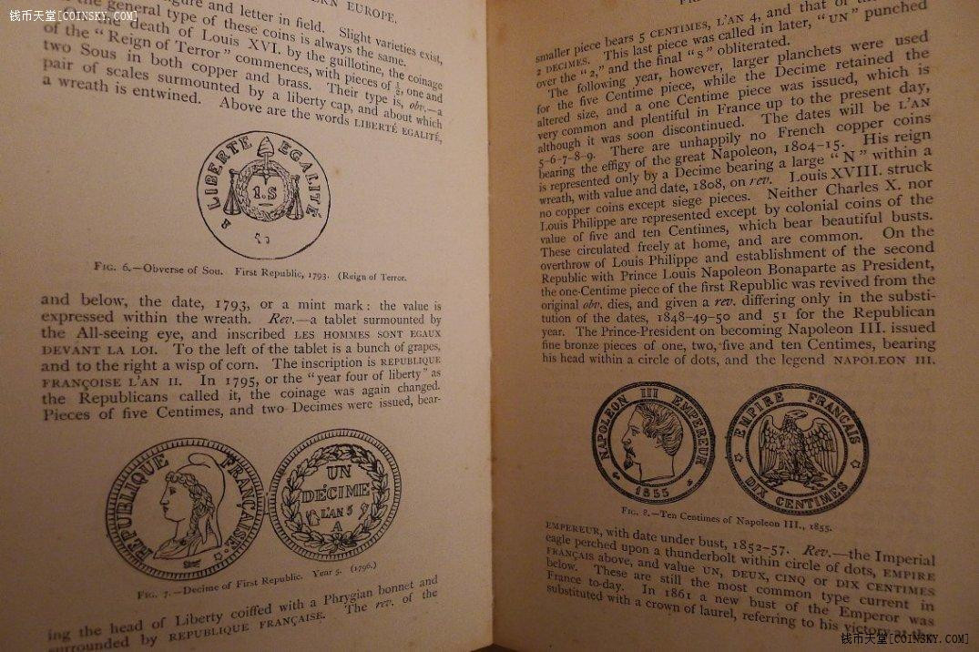 世界钱币章牌书籍专场拍卖第89期 《欧洲硬币目录》（1892年出的，距今一百多年的古董书）