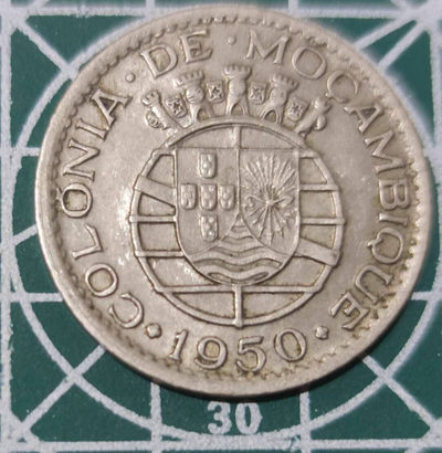 燕姐换藏第三十二拍 1950年葡属莫桑比克一元流通币