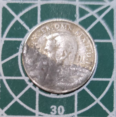 燕姐换藏第三十一拍 1942年澳大利亚烂品六便士小银币