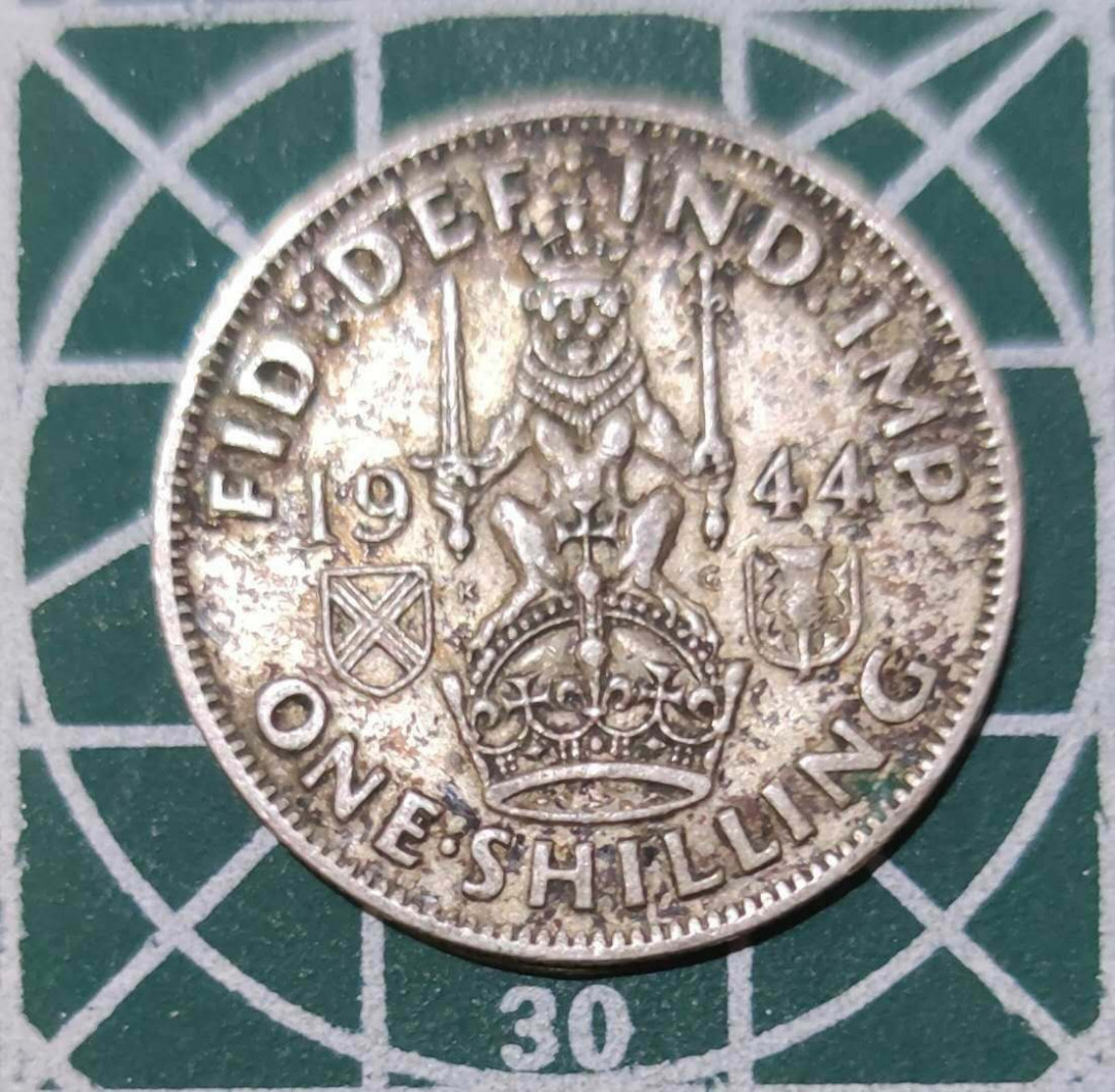 燕姐换藏第三十一拍 1944年英国差品一先令银币