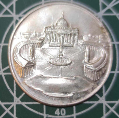 燕姐换藏第三十一拍 教皇保罗二世镀银章2