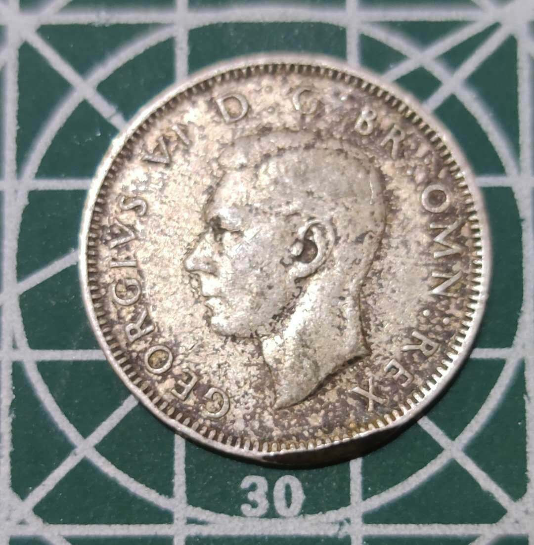 燕姐换藏第三十一拍 1944年英国差品一先令银币