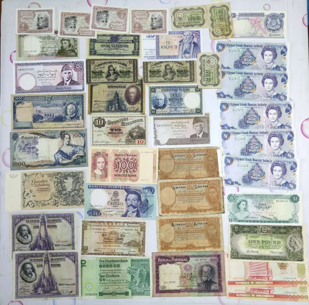 ★币不可少★第126期微拍★快递包邮 40张纸币 品相如图有新有旧