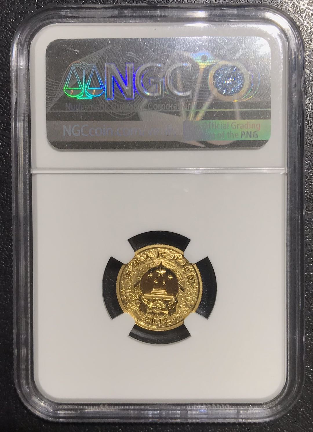 【随心拍&Getcoins】现代钱币拍卖第六十一期 2012年龙年1/10盎司金币NGC70