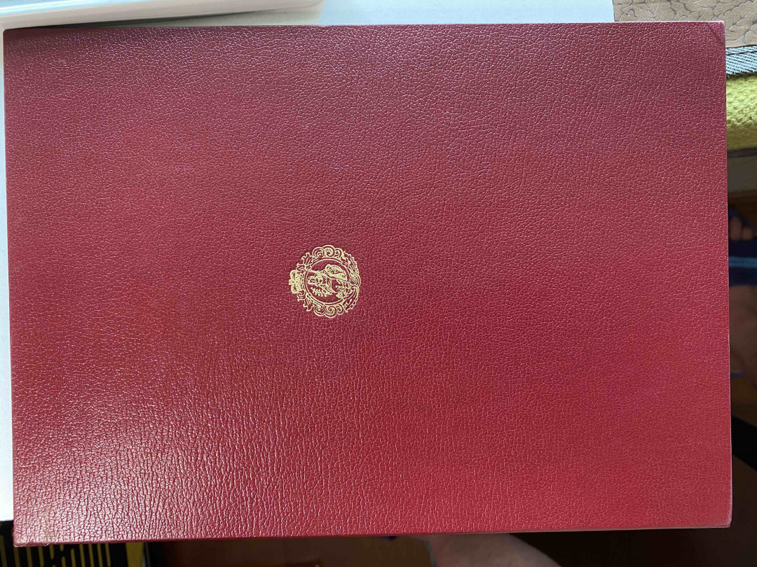 【收藏联盟】第158期拍卖——五个波斯人（共55拍） 【原装带册全同号500448】英国D序列-E序列皇冠版 5~50镑 UNC/UNC-