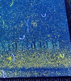 荧光品种第十六期　托管拍卖 - 满版颗粒沙＋雾沙＋黄金条　　二连号