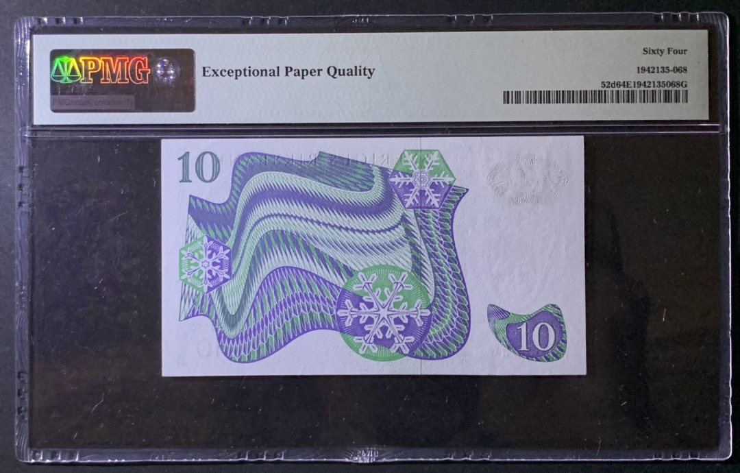 紫瑗钱币——微拍第92期—纸币场 瑞典 1976-85年 古斯塔夫六世 10克朗 PMG 64 EPQ (P-52d)