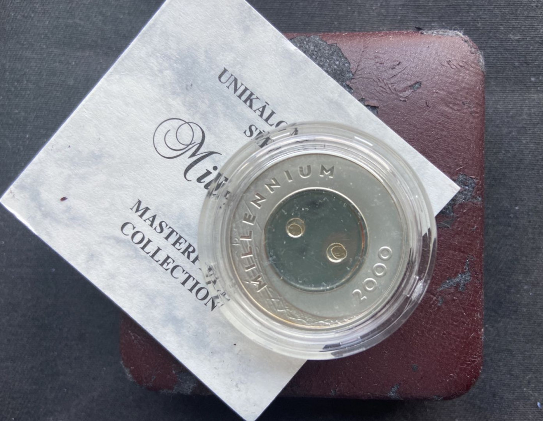 【币观天下】第116期钱币拍卖 【拉脱维亚】拉脱维亚千禧年纪念币