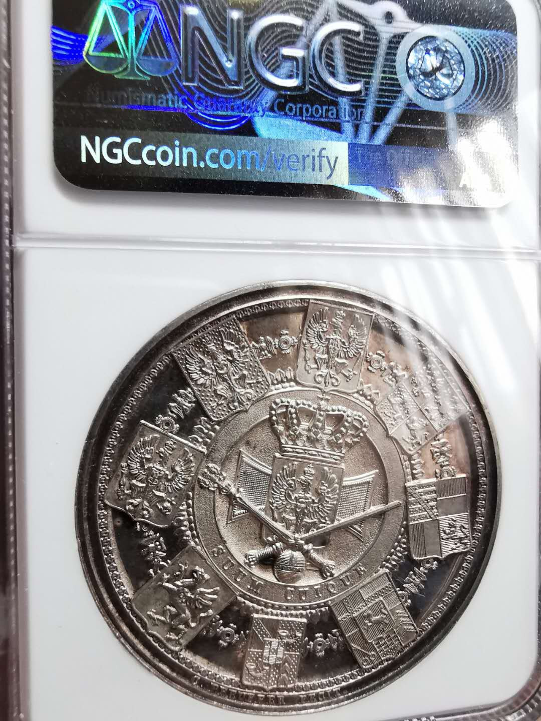 凡希社世界钱币微拍第一百二十八期 1840威廉四世纪念银章NGC-UNCD