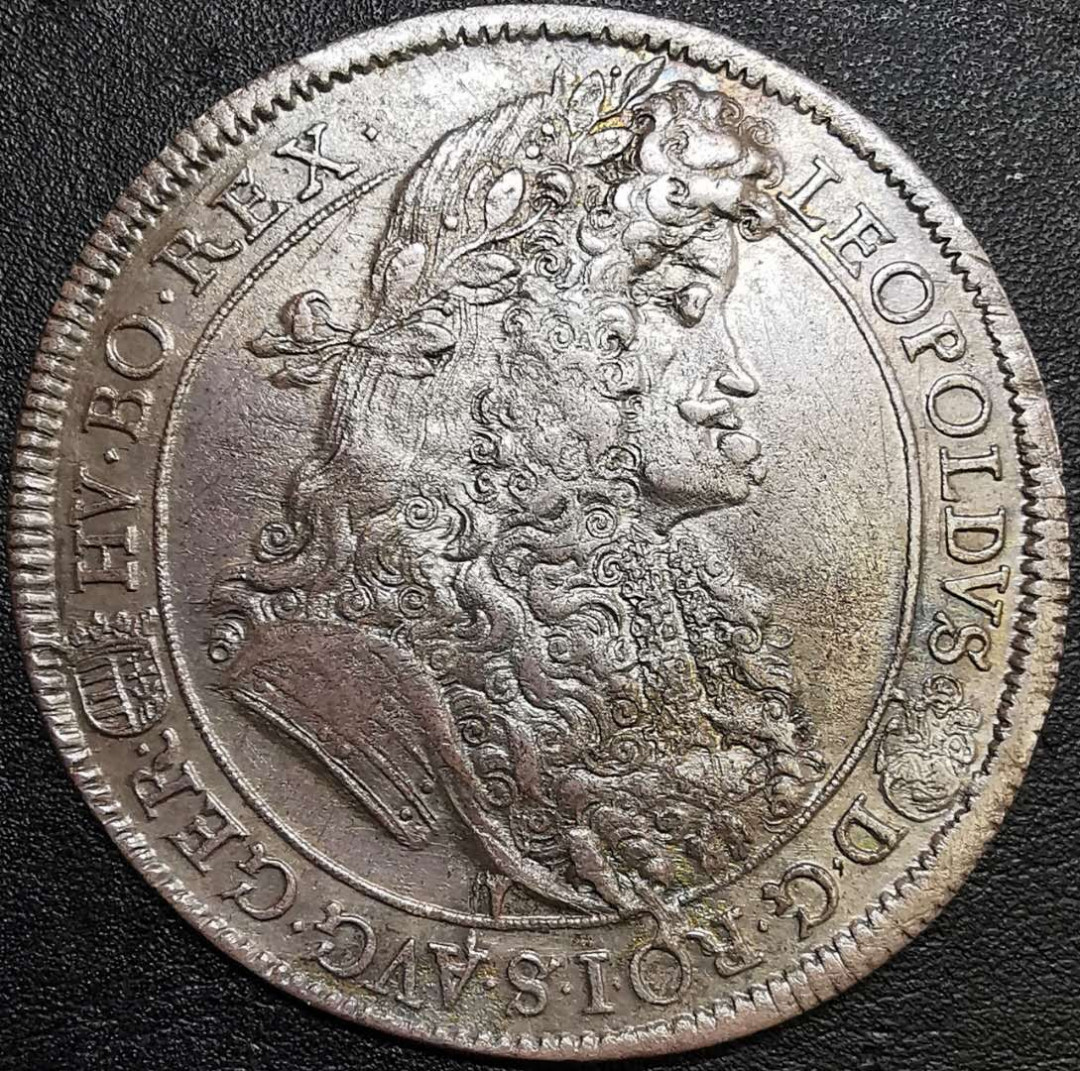 凡希社世界钱币微拍第一百二十八期 荐！1691神罗利奥波德大型泰勒品相极佳AU+原包浆！