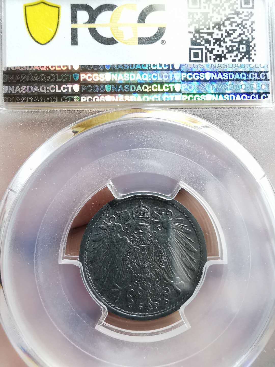 凡希社世界钱币微拍第一百二十八期 1921德国10芬尼锌币PCGS-MS64