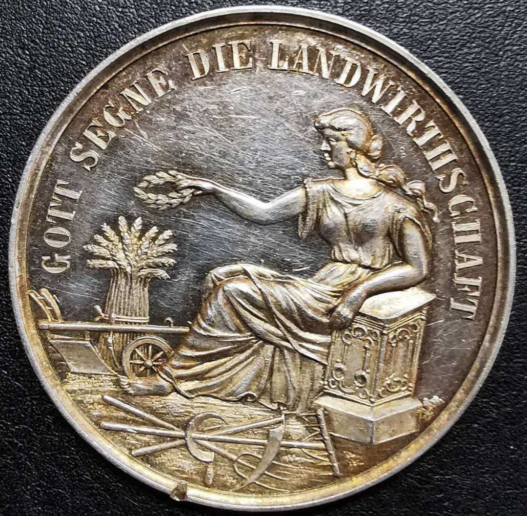 凡希社世界钱币微拍第一百二十八期 1898不来梅谷神星座纪念银章AU