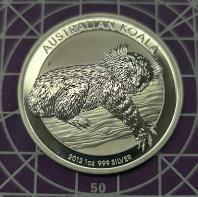 燕姐换藏第三十二拍 2012年澳大利亚一盎司考拉银币