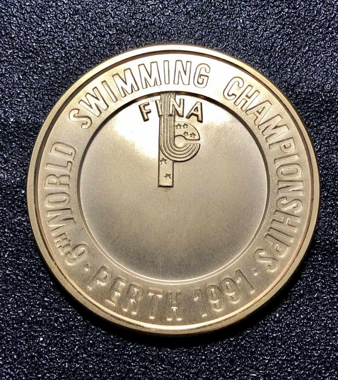 铜章拍卖专场 上海造币厂-体育明星向希望工程捐赠金牌复制版