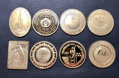 铜章拍卖专场 - 上海造币厂-体育明星向希望工程捐赠金牌复制版