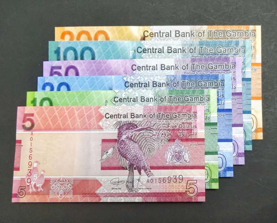 ★币不可少★第127期微拍★快递包邮 冈比亚6张全套 鸟版 非洲风土人情 全新