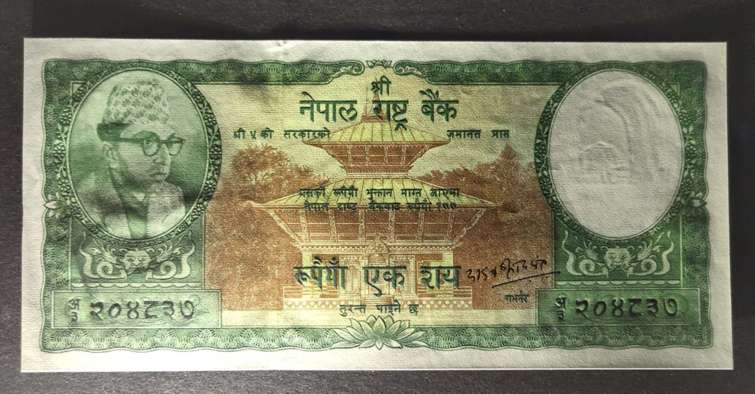 ★币不可少★第127期微拍★快递包邮 尼泊尔 早期大票幅 大犀牛全新