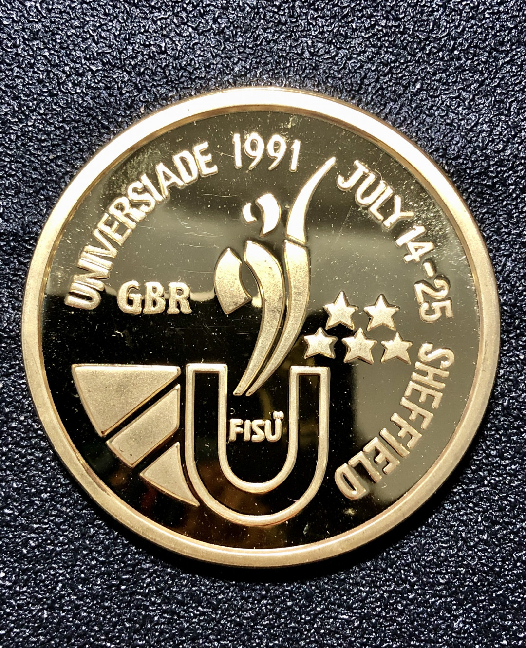 铜章拍卖专场 上海造币厂-体育明星向希望工程捐赠金牌复制版